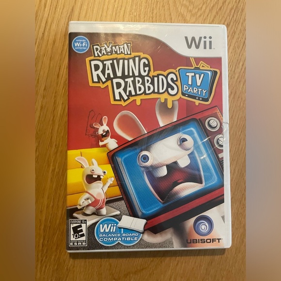 New! Wii Game: Rayman Raving Rabbids TV Party (10+) game - Picture 1 of 6